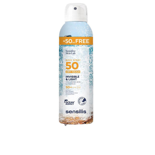 Sensilis Invisible & Light Body Spray SPF 50 Plus Protezione Totale E Idratazione