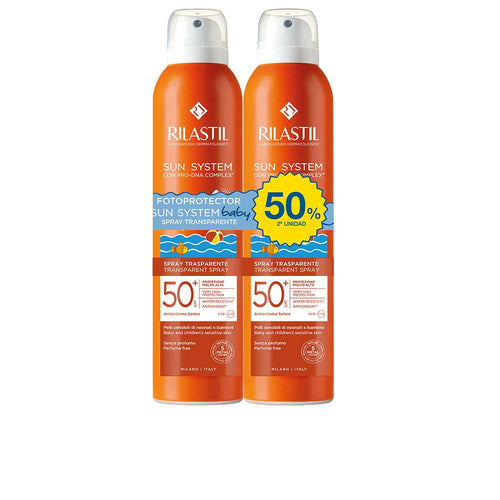 Rilastil Sun System Spray Solare Per Bambini Formula Trasparente Innovativa