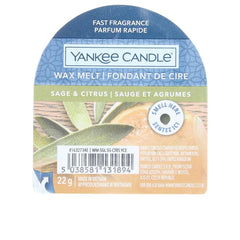 Yankee Candle Candle Original Wax Melt Vela Salvia Y Cítricos Aroma Fresco Y Natural