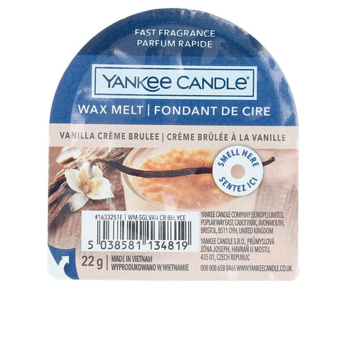 Yankee Candle Candle Original Wax Melt Vanilla Crème Brûlée Aroma Dolce E Avvolgente