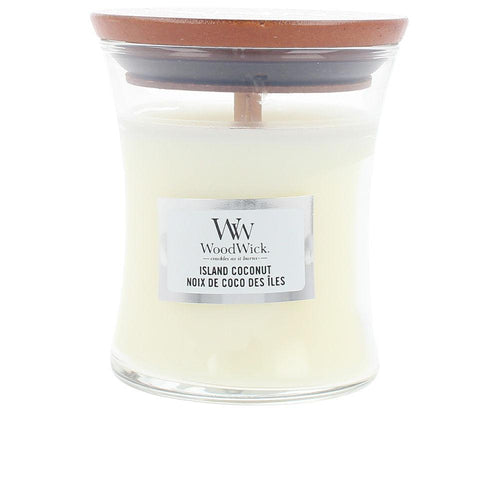 Woodwick Vela Candela Island Coconut Atmosfera Rilassante Naturale