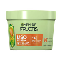 Garnier Fructis Liso Keratina Haarmaske Frizz Kontrolle Und Glanz