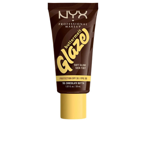 Nyx Professional Make Up Buttermelt Glaze Crema Solare Colorata SPF 30 Pelle Radiosa Protetta