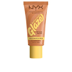 Nyx Professional Make Up Buttermelt Glaze Crema Solare Colorata SPF 30 Pelle Radiosa Protetta