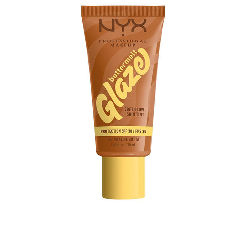 Nyx Professional Make Up Buttermelt Glaze Crema Solare Colorata SPF 30 Pelle Radiosa Protetta