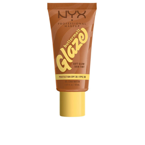 Nyx Professional Make Up Buttermelt Glaze Crema Solare Colorata SPF 30 Pelle Radiosa Protetta