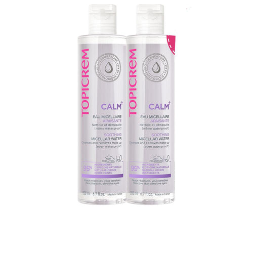 Topicrem Calm+ Pack Acqua Micellare Lenitiva Per Pelle Sensibile Sensazione Di Freschezza