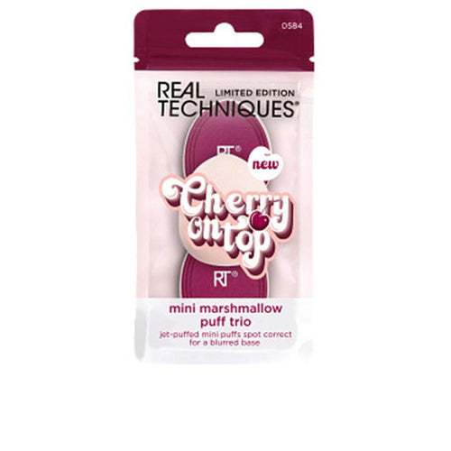 Real Techniques Cherry On Top Mini Puff Per Il Trucco Trio Per Una Finitura Perfetta