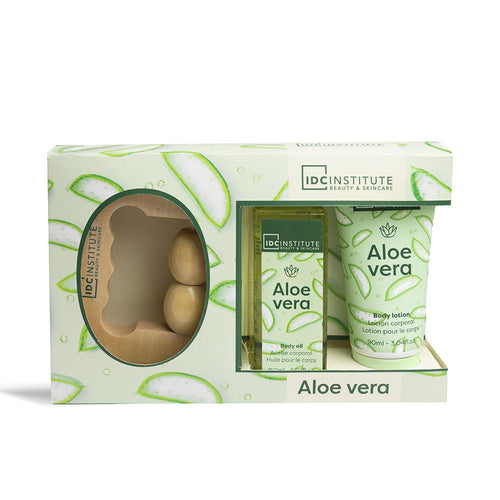 Idc Institute Aloe Vera Set Cosmetico Corpo Pelle Sana E Splendente