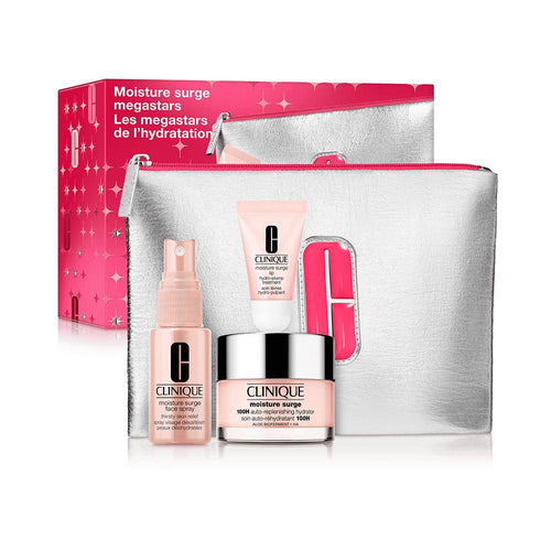 Clinique Moisture Surge Set Cosmetico Viso Idratazione Profonda 100 Ore