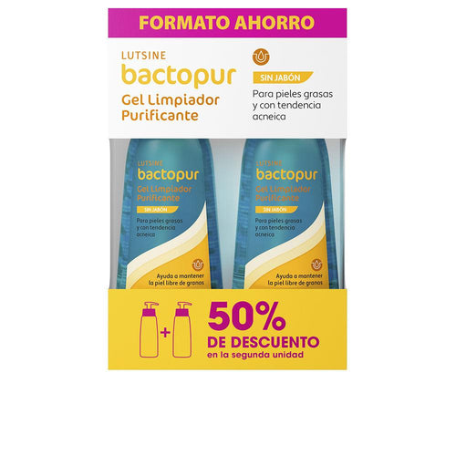 Lutsine E45 Bactopur Gel Detergente Purificante Viso Pulizia Pori Profondi