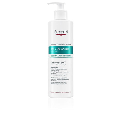 Eucerin Dermopure Clinical Corrective Facial Cleansing Gel Improve Skin Texture