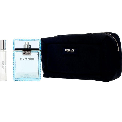 Versace Eau Fraiche Man Profumo Eau De Toilette Set Essenza Di Libertà