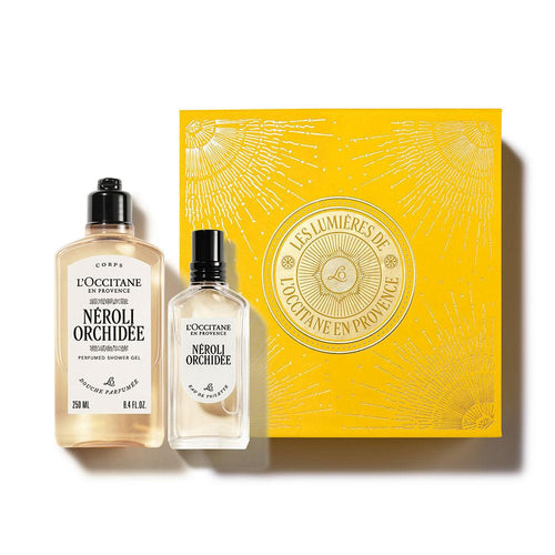 L'Occitane En Provence Néroli & Orchidée Profumo Eau De Toilette E Gel Doccia Set Eleganza Floreale