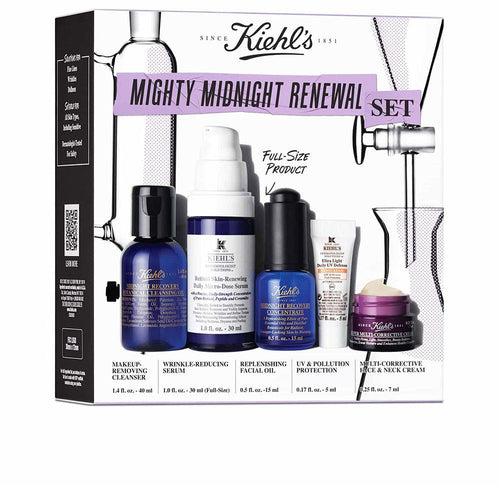 Kiehl's Midnight Recovery Set Cosmetico Viso Anti Invecchiamento E Protezione UV Pelle Radiosa Subito
