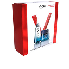 Vichy Minéral 89 Set Cuidado Facial Sérum Concentrado Crema De Noche Hidrata Ilumina Rellena