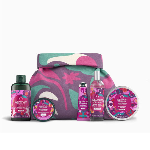 The Body Shop Sugarplum Passion Set Regalo Cosmetico Festivo Regala Lusso Naturale