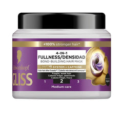 Schwarzkopf Mass Market Gliss Maschera Capelli Nutriente Riparazione Capelli Forti