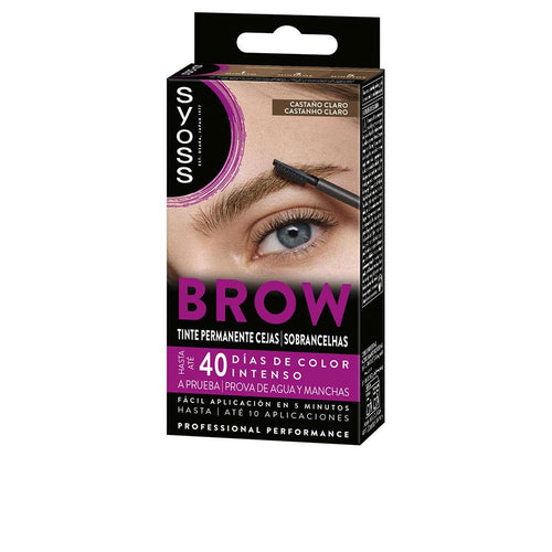 Syoss Brow Tint Tinta Permanente Per Sopracciglia Vegan Sguardo Inconfondibile