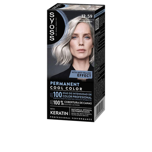 Syoss Permanent Cool Color Colore Per Capelli Effetto Keratina