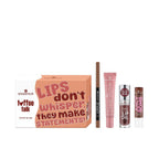 Essence Toffee Talk Brown Lip Set Regalo Labbra Tendenza Labbra Marroni