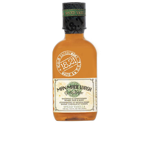 18.21 Man Made Man Made Wash Shampoo Gel 3 In 1 Vaniglia Speziata Eleganza E Nutrimento Puro
