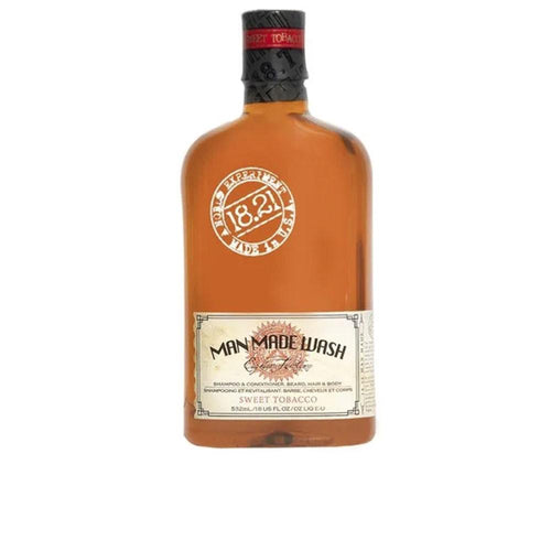 18.21 Man Made Man Made Wash Shampoo Gel 3 In 1 Al Tabacco Dolce Idrata Pulizia E Forza