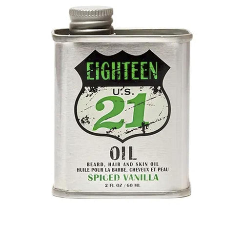 18.21 Man Made Spiced Vanilla Olio Per Barba Capelli E Pelle Cura Quotidiana Completa
