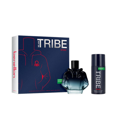 Benetton We Are Tribe Intense Men Set Profumo Eau De Parfum E Deodorante Accordi Olfattivi Legnosi