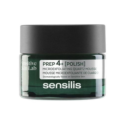 Sensilis Prep4+ Mousse Micro Esfoliante Al Quarzo Viso Pelle Luminosa E Vellutata