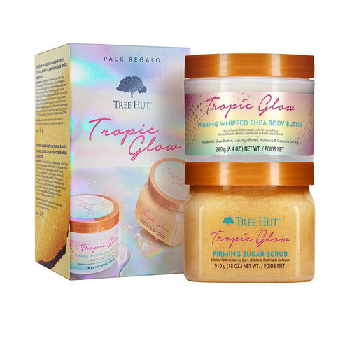Tree Hut Sugar Scrubs Tropic Glow Set Corpo Pelle Radiante