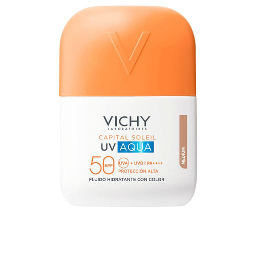 Vichy Capital Soleil Fluido Solare Viso Colorato SPF50 Protezione Totale Anti Inquinamento