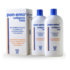 Pon-Emo Pon-Emo Colágeno Set Shampoo E Gel Doccia Dermatologico Cura Delicata Per Ogni Giorno