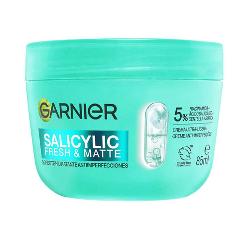 Garnier Salicylic Fresh & Matte Feuchtigkeitsspendende Anti Unreinheiten Creme Langanhaltende Matte Pflege