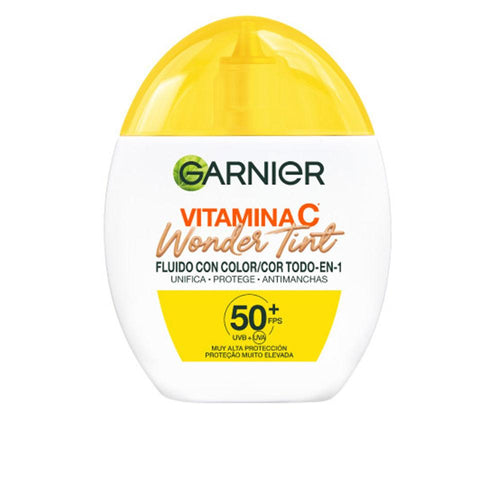 Garnier Vitamina C Wonder Tint Tönendes Gesichtsfluid Strahlender Glanz Und Schutz