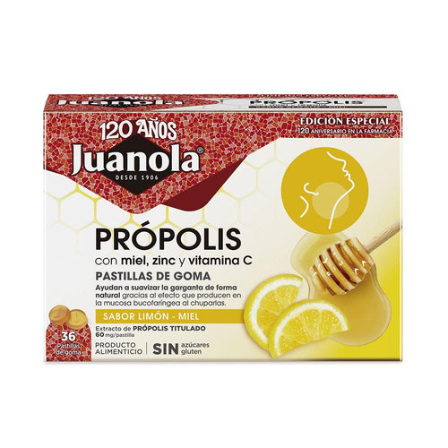Juanola Própolis Juanola Gummies Propoli Lemon Honey Proteggi La Gola