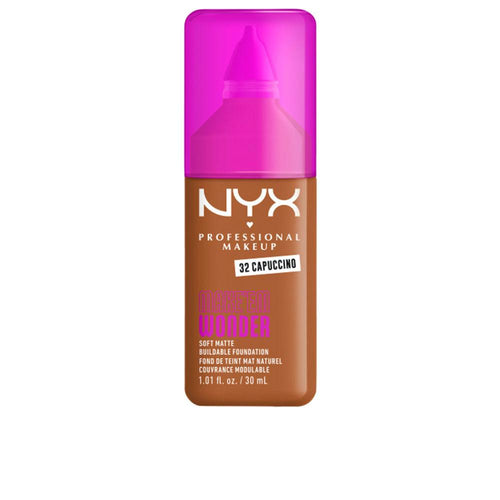 Nyx Professional Make Up Make'Em Wonder Fondotinta Cappuccino Copertura Perfetta Naturale