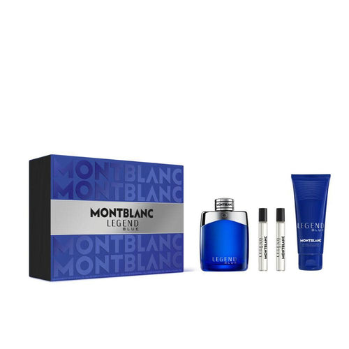 Montblanc Legend Blue Profumo Eau De Parfum Set Energia Vibrante