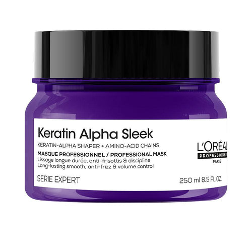 L'Oréal Professionnel Paris Keratin Alpha Sleek Maschera Capelli Setosi Senza Crespo