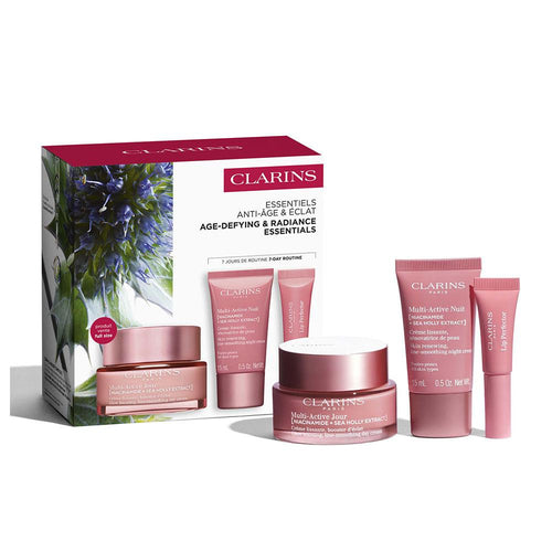 Clarins Multi-Active Set Di Creme Viso 91% Ingredienti Naturali
