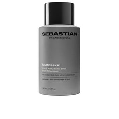 Sebastian Professionals Sebman Multitasker 3 In 1 Shampoo Per Capelli Barba E Corpo Azione Tripla Rinfrescante