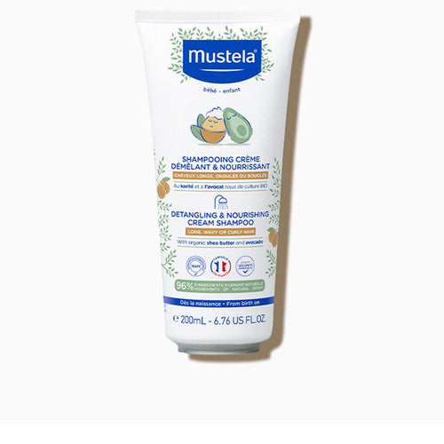 Mustela Bebé-Niño Shampoo Crema Districante E Nutriente Cura Delicata Senza Lacrime
