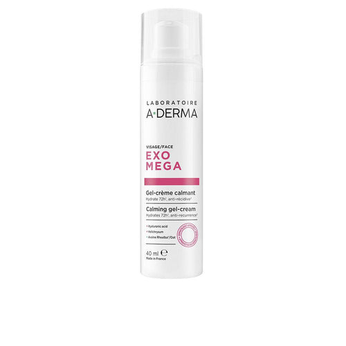 A-Derma Exomega Crema Gel Viso Lenitiva Idratazione Duratura