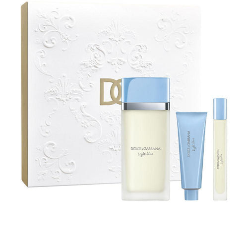 Dolce & Gabbana Light Blue Pour Femme Perfume Eau De Toilette Set Completo Tres Artículos