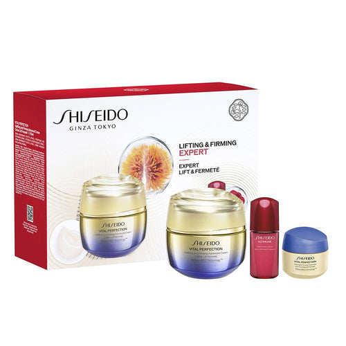 Shiseido Vital Perfection Set Creme Viso Lifting E Fissante Pelle Liscia In Una Settimana