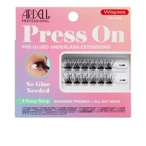 Ardell Pestañas Press On Estensioni Ciglia Sotto Occhio Preglued Wispies Volume Facile Applicazione