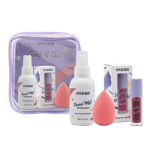 Flor De Mayo Kit Bellezza Guance E Chic Trattamento Viso Da Viaggio