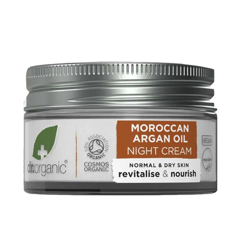 Dr Organic Argán Dr Organic Crema Notte Faciale Idratazione Profonda Naturale