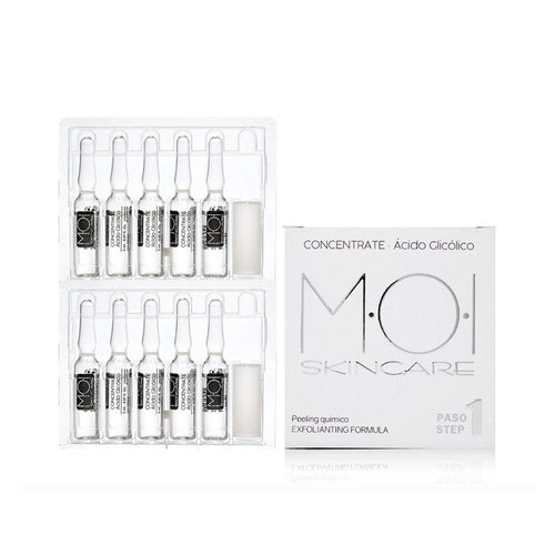 Moi Glycolic Acid Ampoules Faciales Peau Lisse Et Éclatante