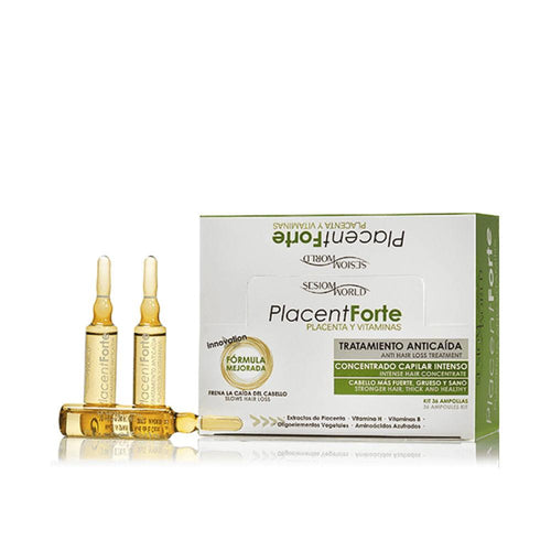 Sesiom World Placent Forte Trattamento Anti Perdita Capelli Ampolle Capelli Più Forti